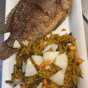 Abacha With Ukpaka/Ugba (Comes with fish and spices)